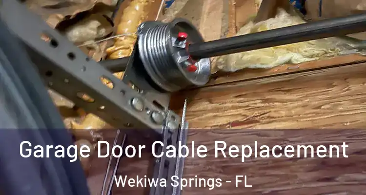 Garage Door Cable Replacement Wekiwa Springs - FL