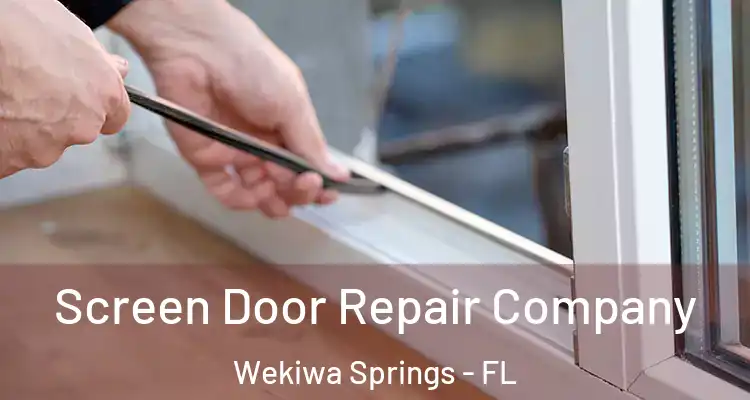 Screen Door Repair Company Wekiwa Springs - FL