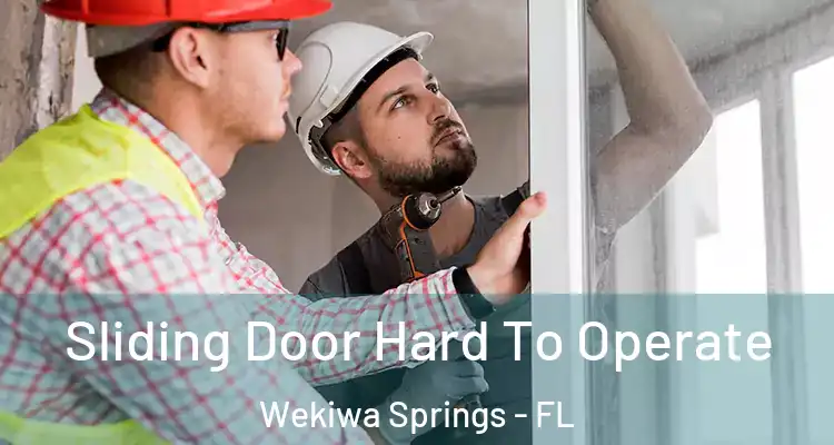 Sliding Door Hard To Operate Wekiwa Springs - FL